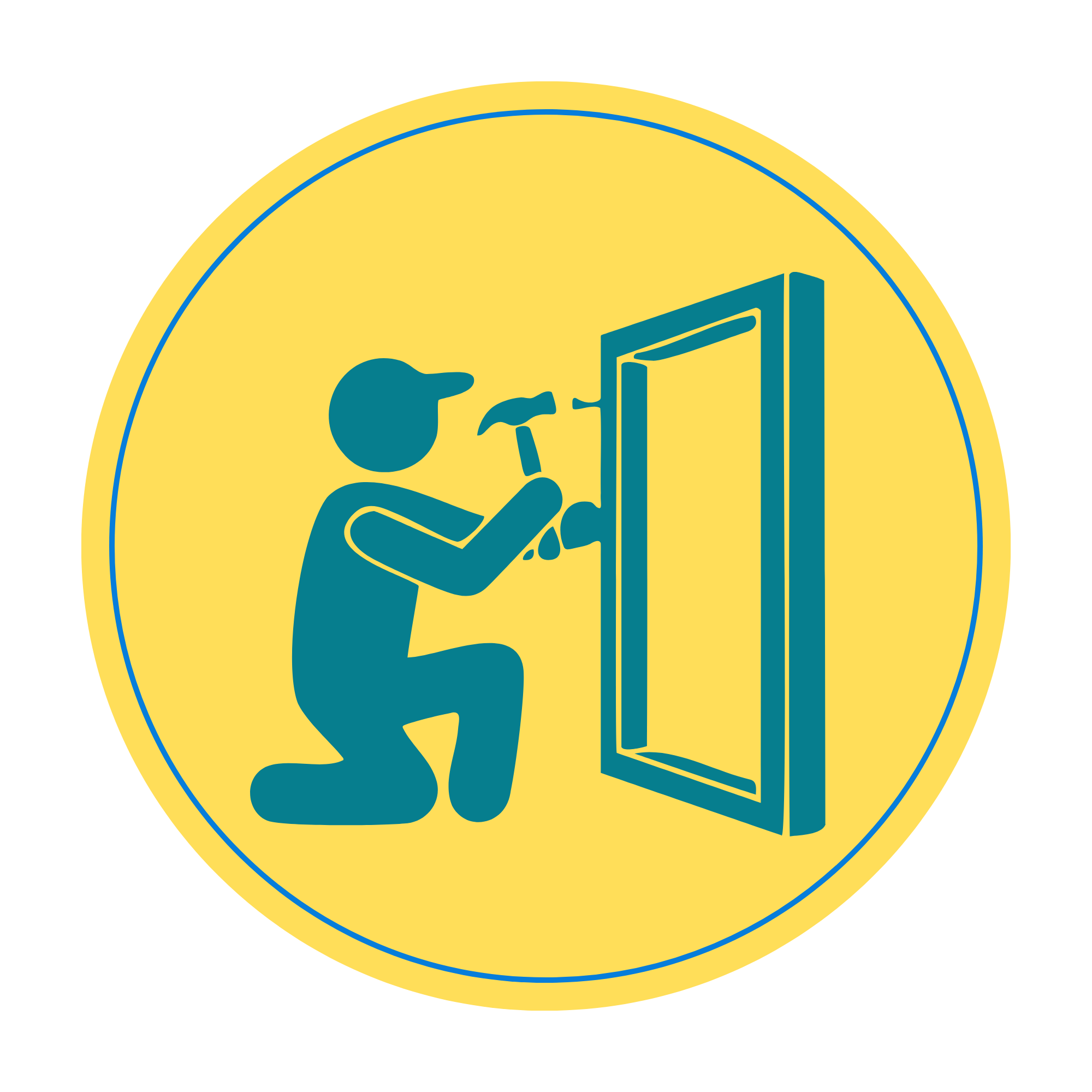 Remodeling service badge